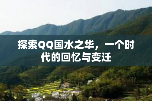 探索QQ国水之华，一个时代的回忆与变迁