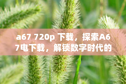 a67 720p 下载，探索A67电下载，解锁数字时代的便捷与奥秘
