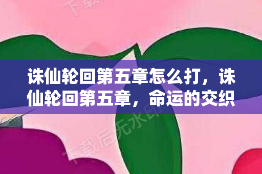 诛仙轮回第五章怎么打，诛仙轮回第五章，命运的交织