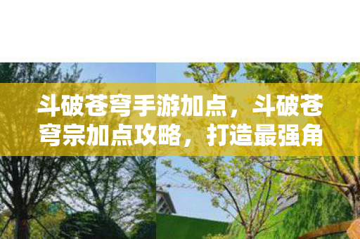 斗破苍穹手游加点，斗破苍穹宗加点攻略，打造最强角色