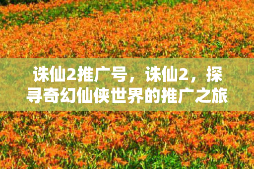 诛仙2推广号，诛仙2，探寻奇幻仙侠世界的推广之旅