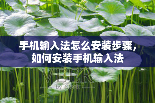 手机输入法怎么安装步骤，如何安装手机输入法