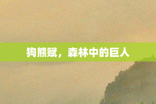 森林中的巨人图片