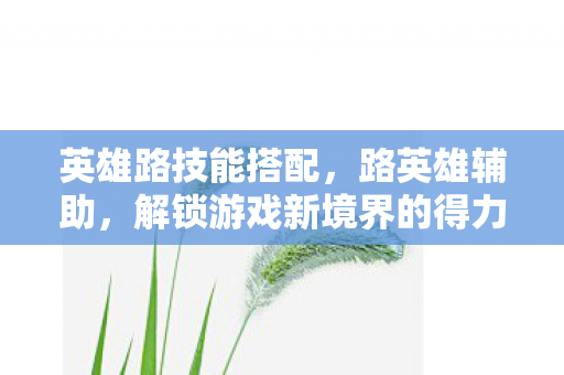 英雄路技能搭配，路英雄辅助，解锁游戏新境界的得力助手