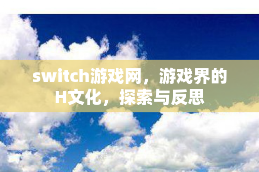 switch游戏网，游戏界的H文化，探索与反思