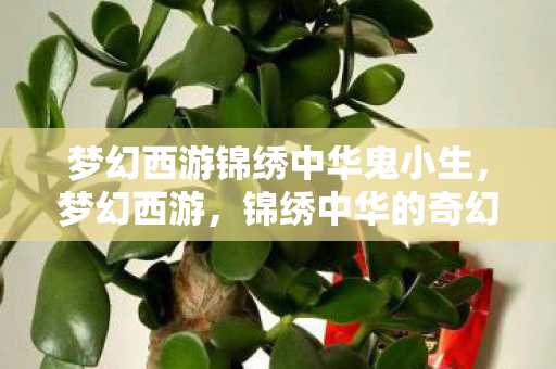 梦幻西游锦绣中华鬼小生图片
