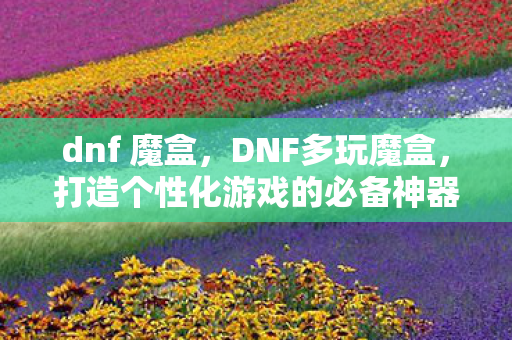 dnf 魔盒,DNF多玩魔盒,打造个性化游戏的必备神器 dnf 魔盒,DNF多玩魔盒,打造个性化游戏的必备神器