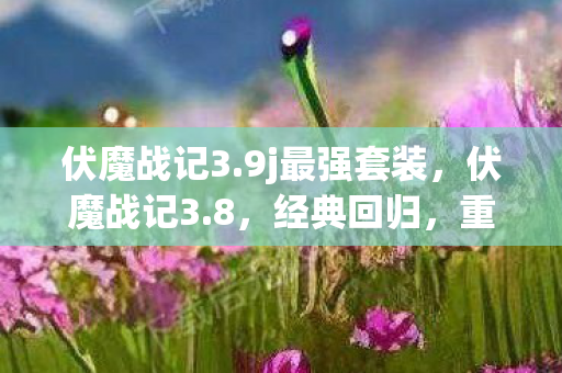 伏魔战记3.9j最强套装，伏魔战记3.8，经典回归，重温传奇