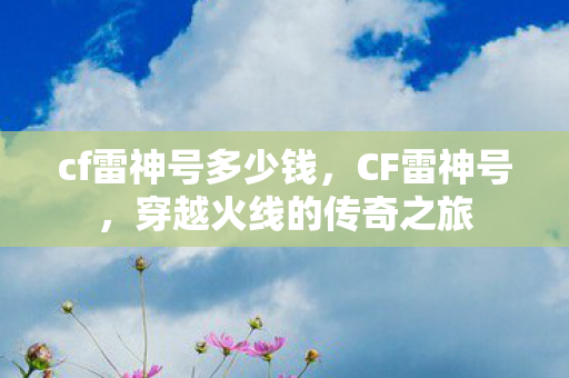 cf雷神号多少钱，CF雷神号，穿越火线的传奇之旅