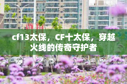 cf13太保，CF十太保，穿越火线的传奇守护者