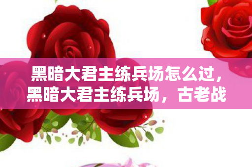 黑暗大君主练兵场怎么过，黑暗大君主练兵场，古老战场的新篇章