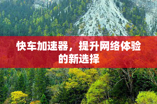 快车加速器,提升网络体验的新选择 快车加速器,提升网络体验的新选择