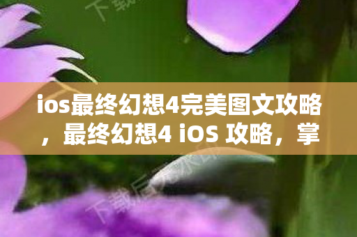 ios最终幻想4完美图文攻略，最终幻想4 iOS 攻略，掌握这些技巧，轻松通关！