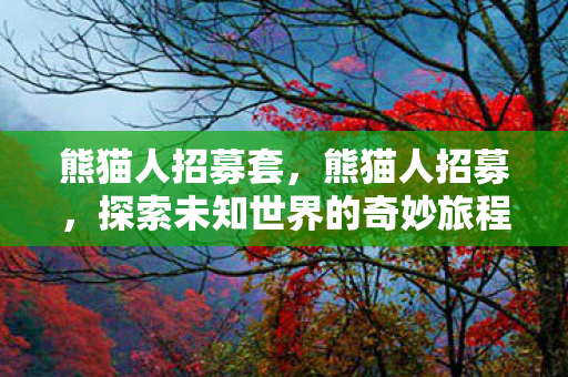 熊猫人招募套,熊猫人招募,探索未知世界的奇妙旅程 熊猫人招募套,熊猫人招募,探索未知世界的奇妙旅程