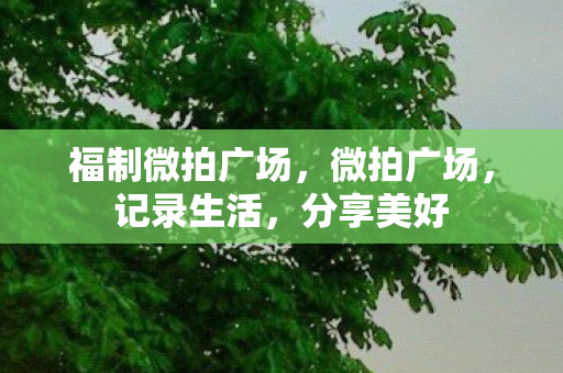 福制微拍广场,微拍广场,记录生活,分享美好 福制微拍广场,微拍广场,记录生活,分享美好