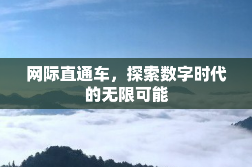 网际直通车,探索数字时代的无限可能 网际直通车,探索数字时代的无限可能