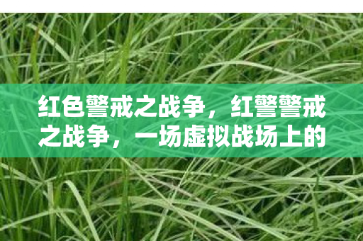 红色警戒之战争，红警警戒之战争，一场虚拟战场上的较量