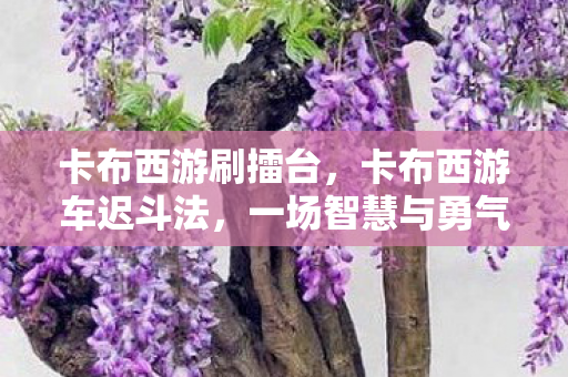 卡布西游刷擂台，卡布西游车迟斗法，一场智慧与勇气的较量