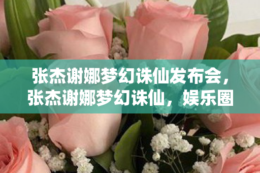 张杰谢娜梦幻诛仙发布会，张杰谢娜梦幻诛仙，娱乐圈的甜蜜情缘与游戏世界的浪漫邂逅