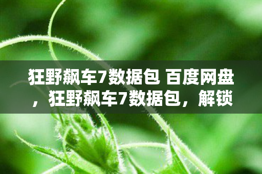 狂野飙车7数据包 百度网盘,狂野飙车7数据包,解锁极速驾驶的密钥 狂野飙车7数据包 百度网盘,狂野飙车7数据包,解锁极速驾驶的密钥