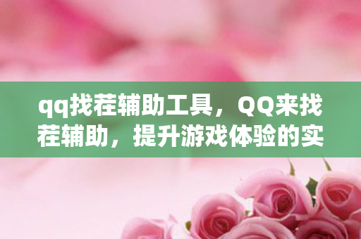 qq找茬辅助工具，QQ来找茬辅助，提升游戏体验的实用工具
