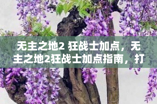 无主之地2 狂战士加点，无主之地2狂战士加点指南，打造最强近战输出