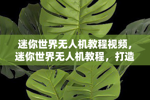 迷你世界无人机教程视频，迷你世界无人机教程，打造你的专属空中探险家