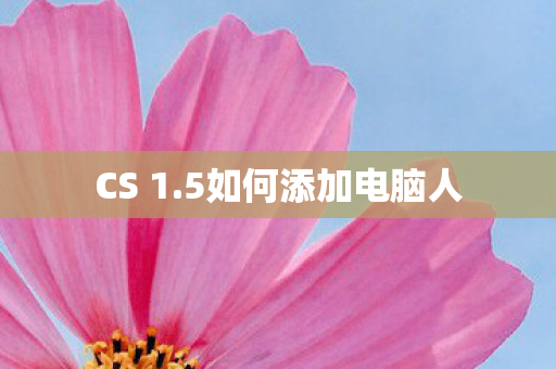 CS 1.5如何添加电脑人