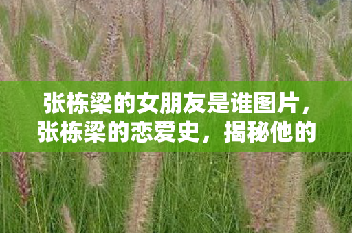 张栋梁的女朋友是谁图片，张栋梁的恋爱史，揭秘他的女友身份