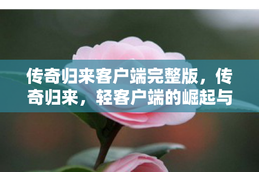 传奇归来客户端完整版图片