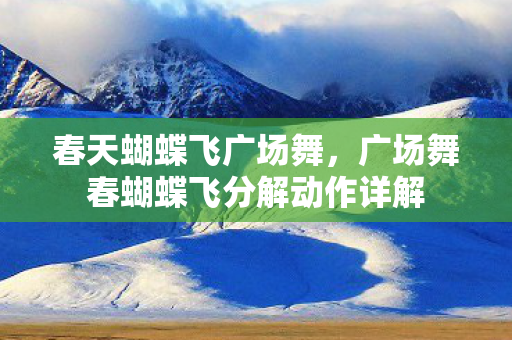 春天蝴蝶飞广场舞,广场舞春蝴蝶飞分解动作详解 春天蝴蝶飞广场舞,广场舞春蝴蝶飞分解动作详解