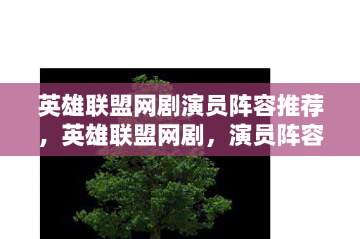 英雄联盟网剧演员阵容推荐，英雄联盟网剧，演员阵容揭晓