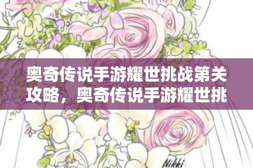 奥奇传说手游耀世挑战第关攻略，奥奇传说手游耀世挑战第X关攻略，解锁新挑战，赢取丰厚奖励！