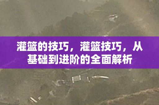 灌篮的技巧，灌篮技巧，从基础到进阶的全面解析