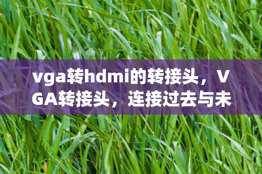 vga转hdmi的转接头，VGA转接头，连接过去与未来的桥梁