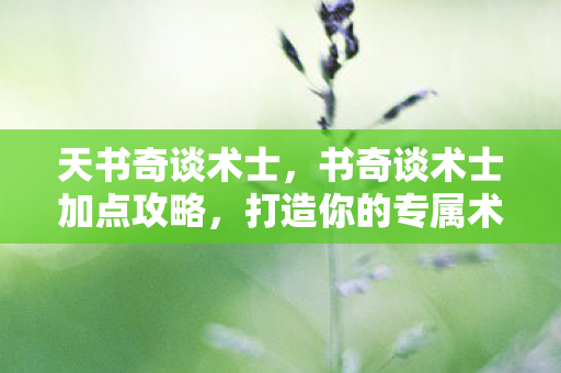 天书奇谈术士，书奇谈术士加点攻略，打造你的专属术士