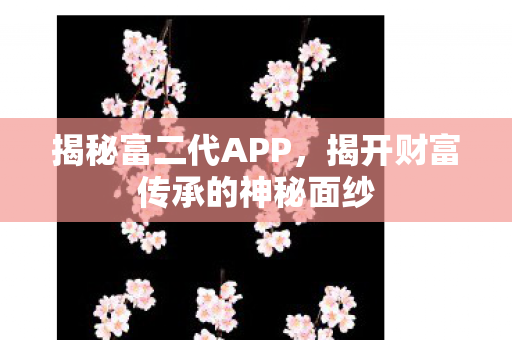 揭秘富二代APP,揭开财富传承的神秘面纱 揭秘富二代APP,揭开财富传承的神秘面纱