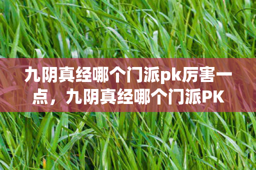 九阴真经哪个门派pk厉害一点,九阴真经哪个门派PK厉害? 九阴真经哪个门派pk厉害一点,九阴真经哪个门派PK厉害?