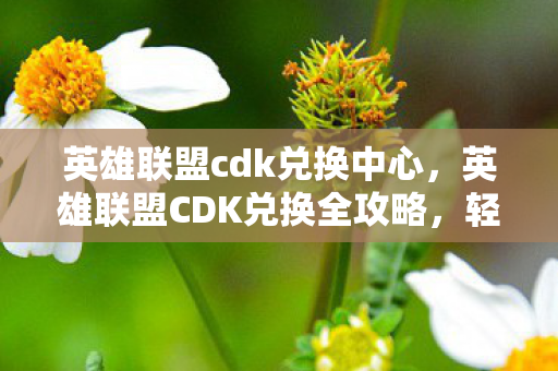 英雄联盟CDK兑换全攻略图片