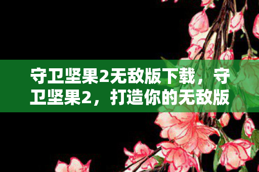 打造你的无敌版防御策略图片