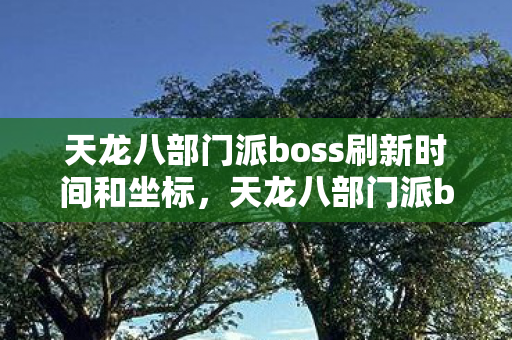 天龙八部门派boss刷新时间和坐标，天龙八部门派boss，江湖霸主背后的故事