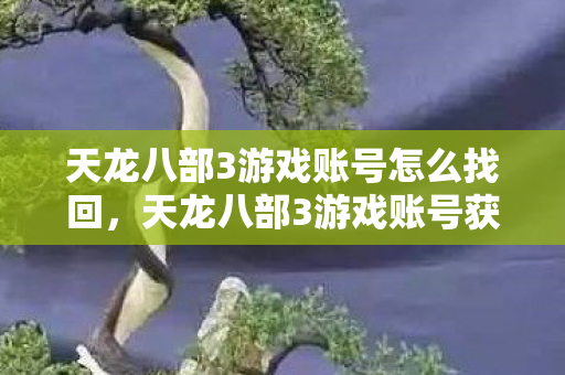 天龙八部3游戏账号怎么找回，天龙八部3游戏账号获取攻略