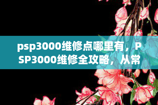 psp3000维修点哪里有图片