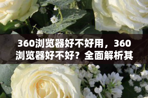 360浏览器好不好用，360浏览器好不好？全面解析其优缺点