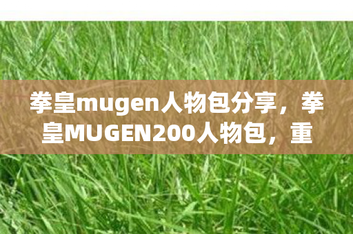 拳皇mugen人物包分享,拳皇MUGEN200人物包,重温经典,再战江湖 拳皇mugen人物包分享,拳皇MUGEN200人物包,重温经典,再战江湖