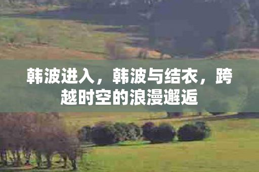韩波进入，韩波与结衣，跨越时空的浪漫邂逅