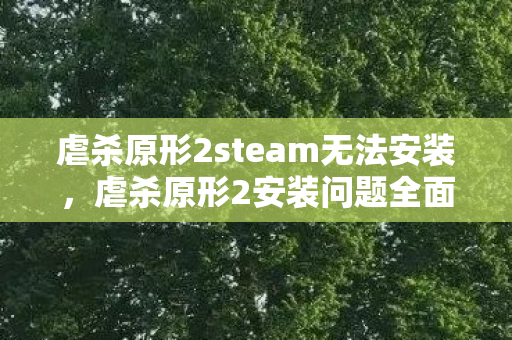 虐杀原形2steam无法安装,虐杀原形2安装问题全面解析与解决指南 虐杀原形2steam无法安装,虐杀原形2安装问题全面解析与解决指南