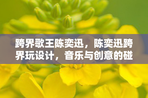 跨界歌王陈奕迅，陈奕迅跨界玩设计，音乐与创意的碰撞