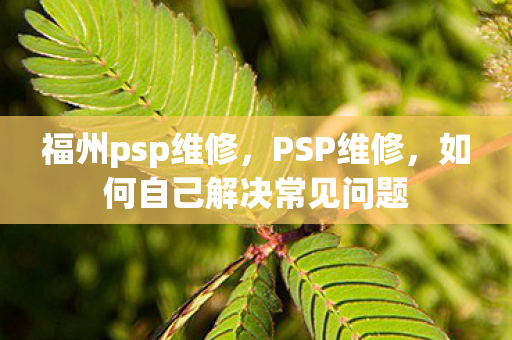 福州psp维修，PSP维修，如何自己解决常见问题