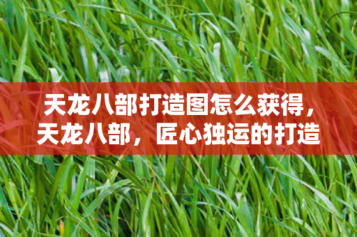 天龙八部打造图怎么获得，天龙八部，匠心独运的打造图